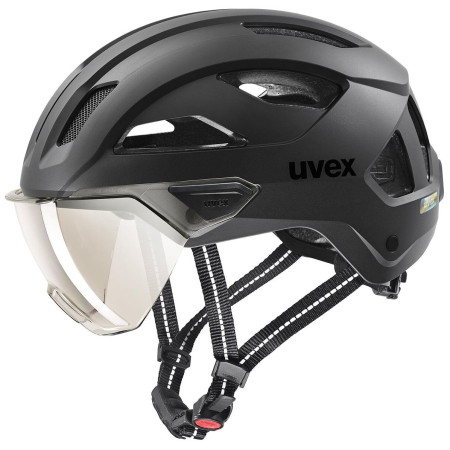 Cască pentru ciclism Uvex Stride Visor negru black matt
