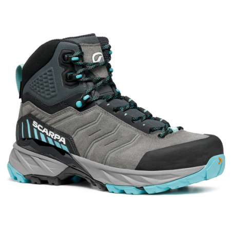 Încălțăminte turistică femei Scarpa Rush Trek GTX WMN gri Midgray-Aqua