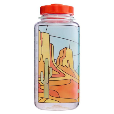 Sticlă Nalgene Wide Mouth 1l Clear Stained Glass
