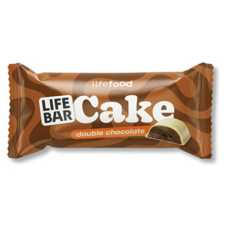 Baton Lifefood Cake dvojitá čokoláda (35 g)