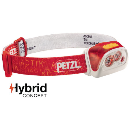 Lanternă frontală fără ambalaj Petzl Actik Core roșu red