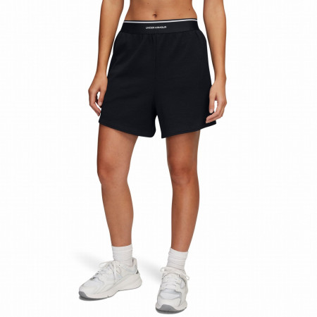 Pantaloni scurți femei Under Armour Meridian Rib Short negru Black
