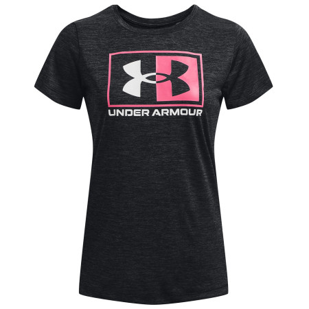 Tricou femei Under Armour Tech Twist Box LU SSC negru