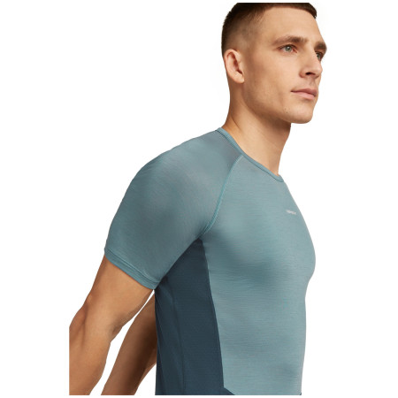 Tricou funcțional bărbați Icebreaker M Mer 125 ZoneKnit SS Crewe