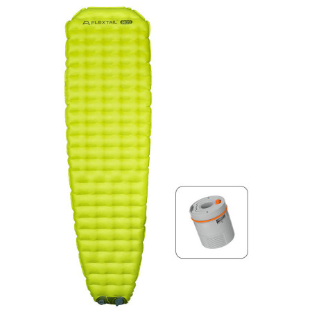 Saltea gonflabilă Flextail TINY Sleeping Pad R09 AVS - with pump 196 cm verde deschis