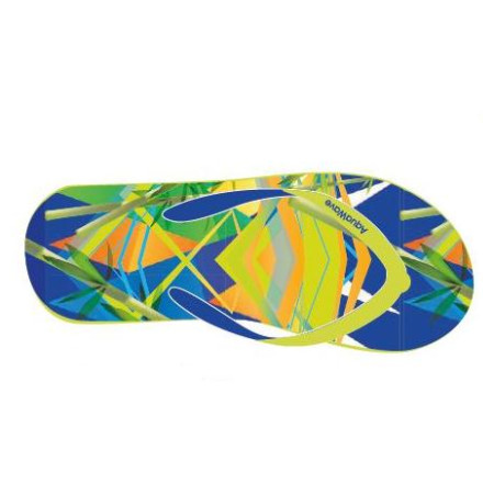 Șlapi femei Aquawave Bambolea WMNS albastru ROYAL BLUE/BAMBOO PRINT/SULPHUR SPRING