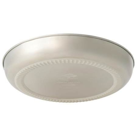 Farfurie Sea to Summit Detour Stainless Steel Plate bej Moonstruck Grey
