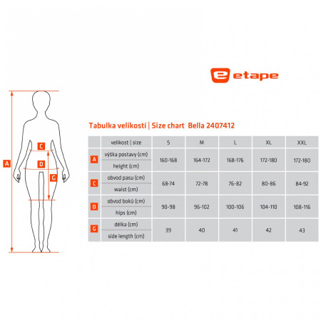 Fustă de ciclism femei Etape Bella