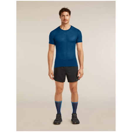 Tricou funcțional bărbați Icebreaker M Mer 75 Cool-Lite Featherlight SS Crewe