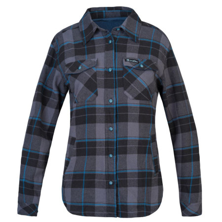 Cămașă femei Rafiki Mojarra negru pirate plaid