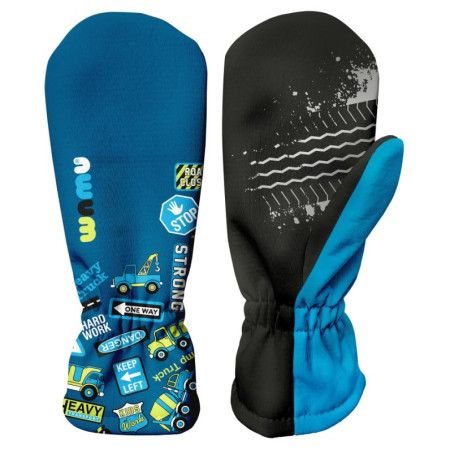 Mănuși de iarnă cu un deget copii WAMU Bagr