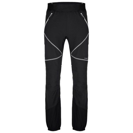 Pantaloni softshell bărbați Loap Urkar negru/gri