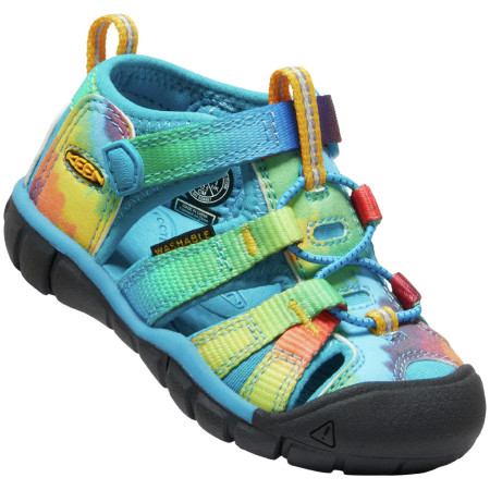 Sandale copii Keen Seacamp II CNX INF culori mix vivid blue/original tie dye