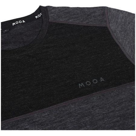 Tricou bărbați MOOA MerinoSilk Block 160 short