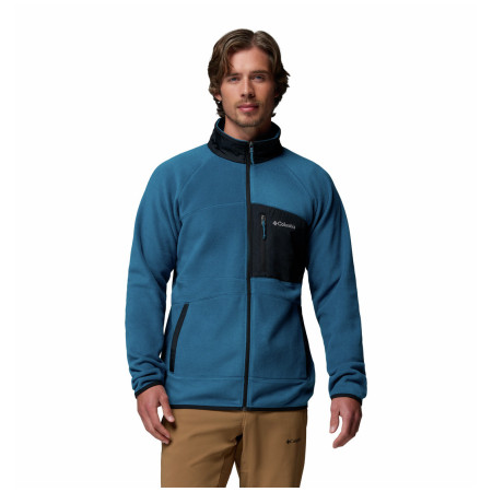 Hanorac bărbați Columbia Fast Trek™ Overlay Full Zip albastru Phoenix Blue, Black
