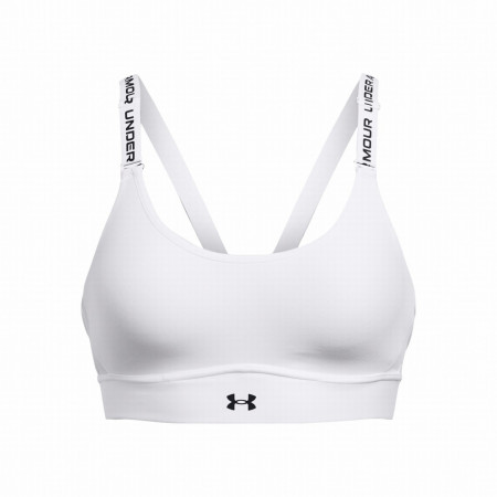 Bustieră Under Armour Infinity Mid 2.0 Bra alb/negru white/black