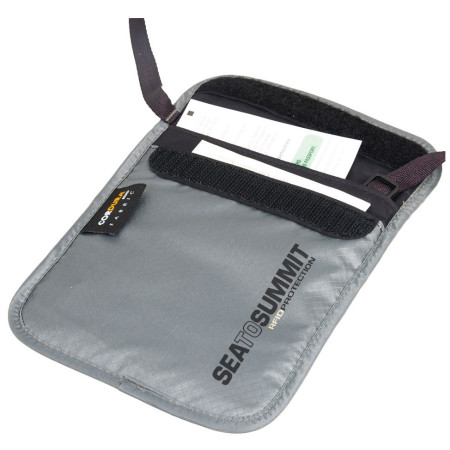 Husă de voiaj pentru acte Sea to Summit Neck Pouch RFID S gri