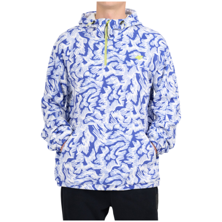 Hanorac bărbați 4F Fleece M483 alb/albastru Cobalt Allover