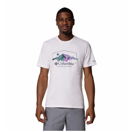 Tricou bărbați Columbia Path Lake™ Graphic Tee II alb/violet White, Brush With Nature