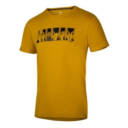 Tricou bărbați Ocún Classic T Men Hands In Crack galben Yellow Dried Tobacco