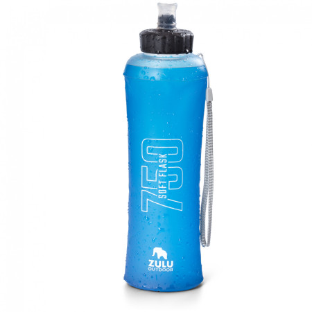Sticlă pliantă Zulu Soft Flask 750 albastru