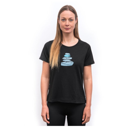 Tricou femei Sensor Merino Blend Stone