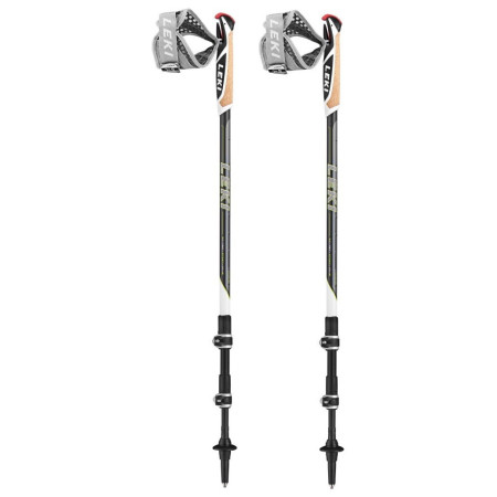Bețe Nordic Walking Leki Poles Traveller Carbon negru/alb