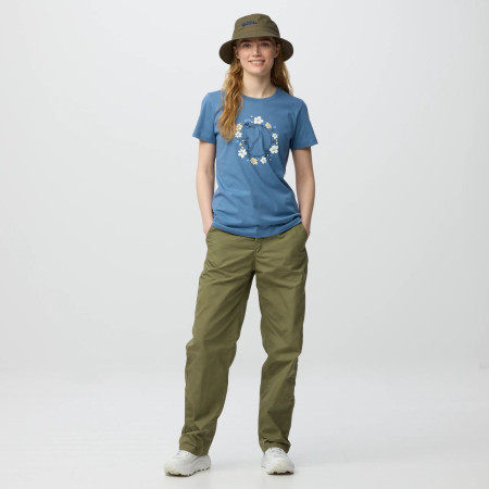 Tricou femei Fjällräven Fjällblomster Fox T-shirt W