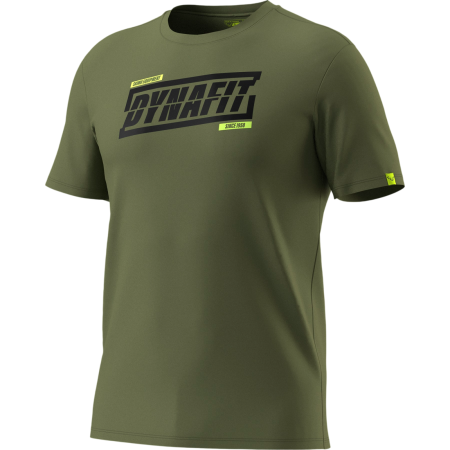 Tricou bărbați Dynafit Graphic Co T-Shirt M verde 5A41 - military green/TABLOID
