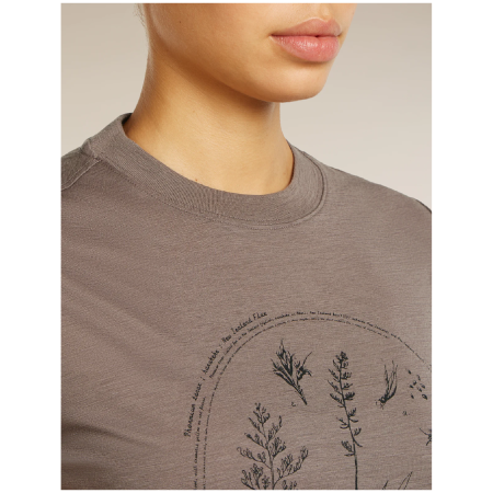 Tricou femei Icebreaker Merino 150 Tech Lite SS Crop Tee Seed Story