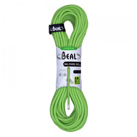 Coardă de alpinism Beal Wall School 10,2 mm (30 m) verde