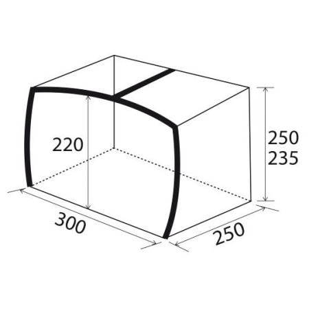 Tendă Brunner Skia 300 Aerocampin