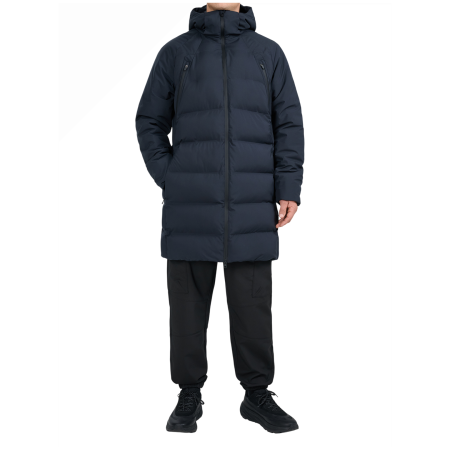 Geacă lungă de iarnă bărbați 4F Technical Jacket M1215 negru Deep Black