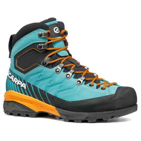 Încălțăminte de trekking femei Scarpa Mescalito TRK GTX WMN albastru/portocaliu