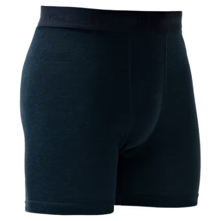 Boxeri funcționali bărbați Devold Adventure Merino 190 Boxer Man albastru închis Ink