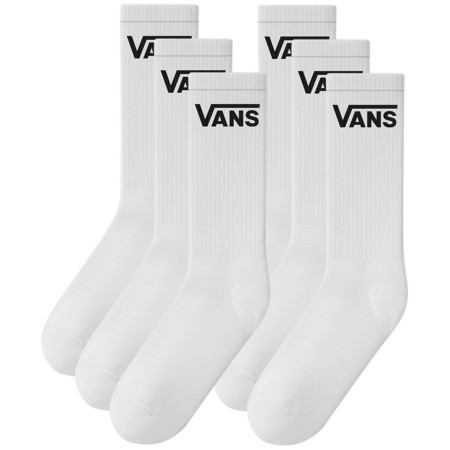 Șosete Vans Classic Crew 6ps alb White