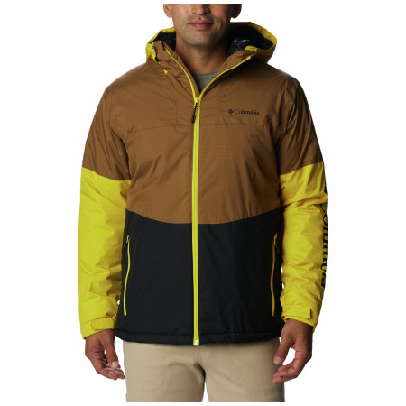 Geacă de iarnă bărbați Columbia Point Park™ Insulated Jacket negru/galben Delta, Black, Laser Lemon