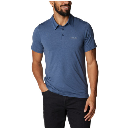 Tricou bărbați Columbia Tech Trail Polo albastru închis