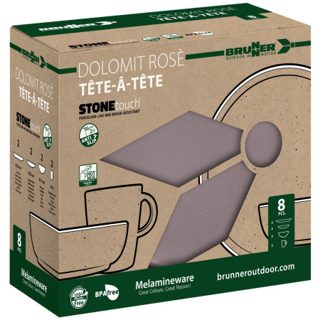 Set vase Brunner Dolomit Set tete-a-tete