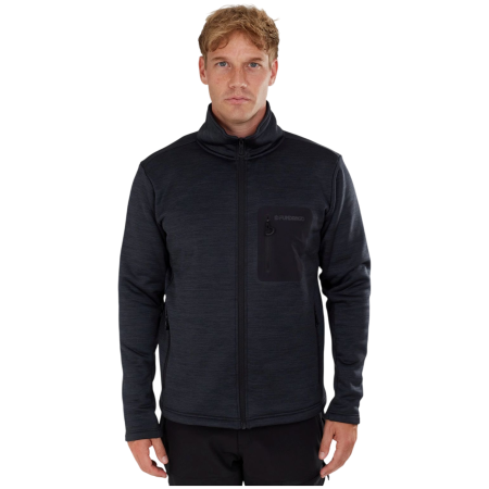 Hanorac funcțional bărbați Fundango Revolution Fleece Jacket gri închis antracit