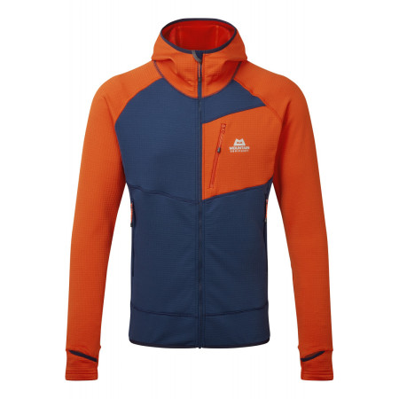 Hanorac bărbați Mountain Equipment Eclipse Hooded Jacket albastru/roșu