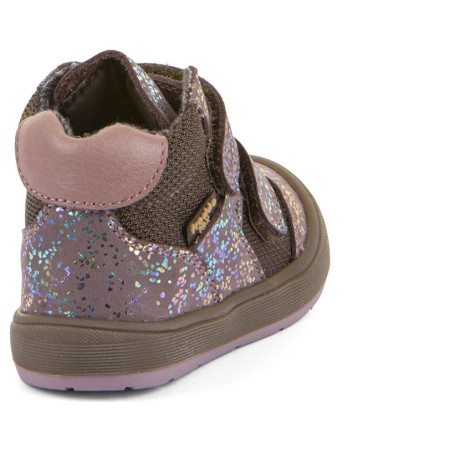 Încălțăminte barefoot all-seasons pentru copii Frodo Ollie Lumi Tex Pink Shine