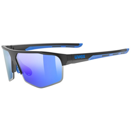 Ochelari de soare Uvex Axos Set negru/albastru Black Matt/Mir.Blue