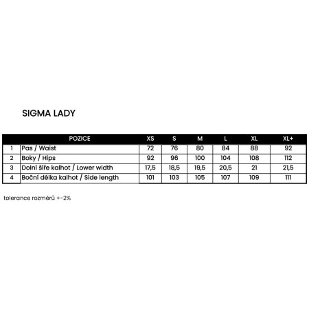 Pantaloni impermeabili femei Trimm Sigma Lady