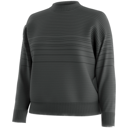Bluză femei Smartwool Women's Summit Crew Sweater gri Charcoal