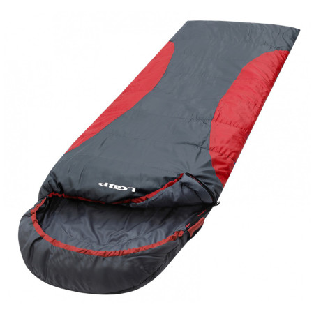 Sac de dormit Loap Emmet negru/roșu
