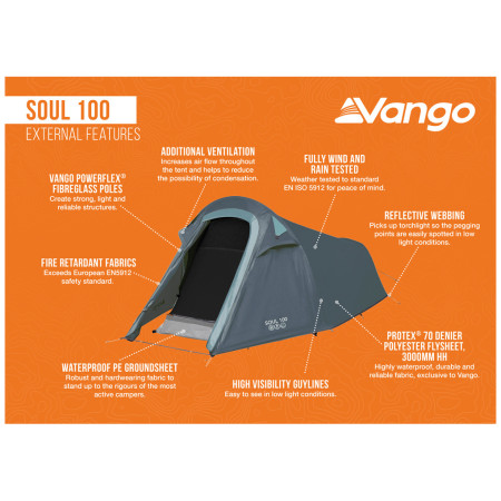 Cort turistic Vango Soul 100