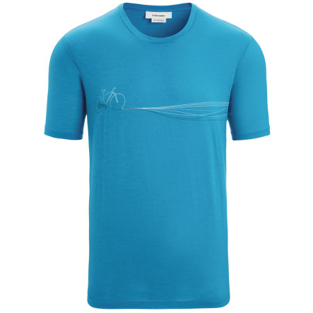 Tricou funcțional bărbați Icebreaker Men Tech Lite II SS Tee Cadence Paths