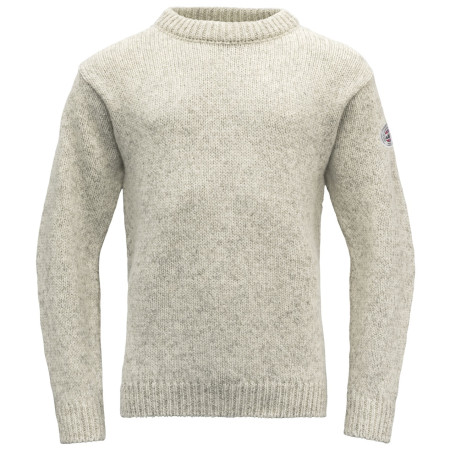 Hanorac funcțional bărbați Devold Nansen Wool Sweater gri deschis GREY MELANGE