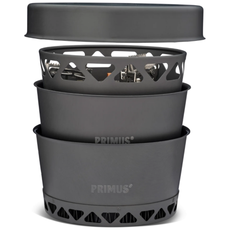 Set pentru gătit Primus Primetech Stove Set II 2x1.3 L w. pan
